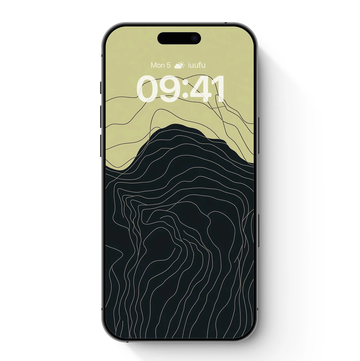 Contour Waves: Abstract Topography Art