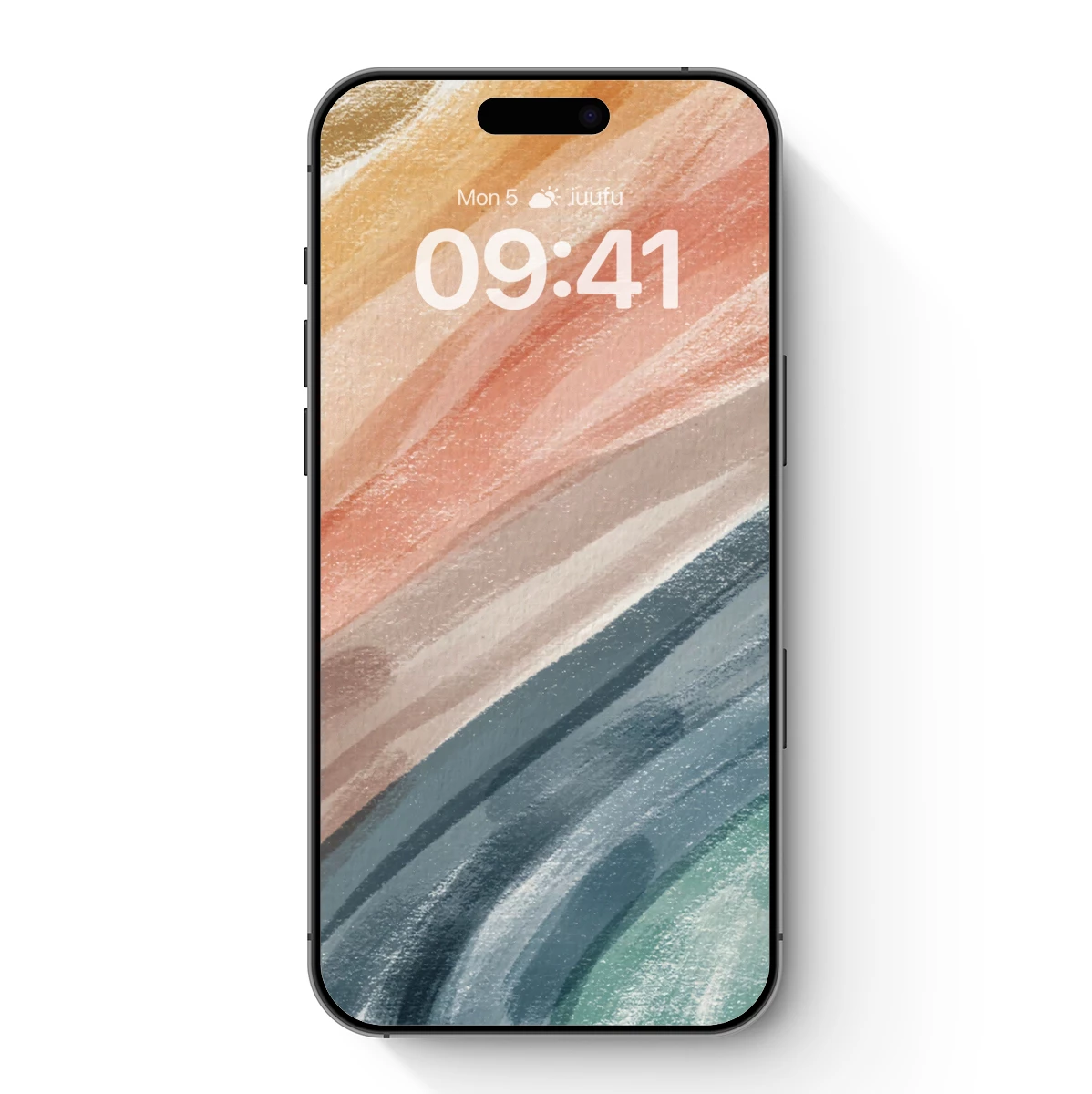 Abstract Horizon Fusion: Warm Tones Meet Cool Depths