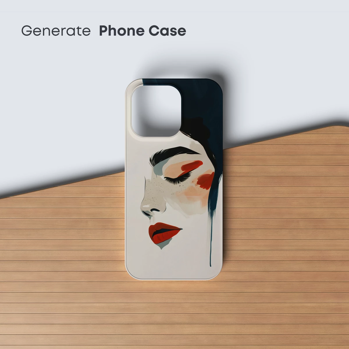 Elegant Profile in Abstract Elegance - Image 3