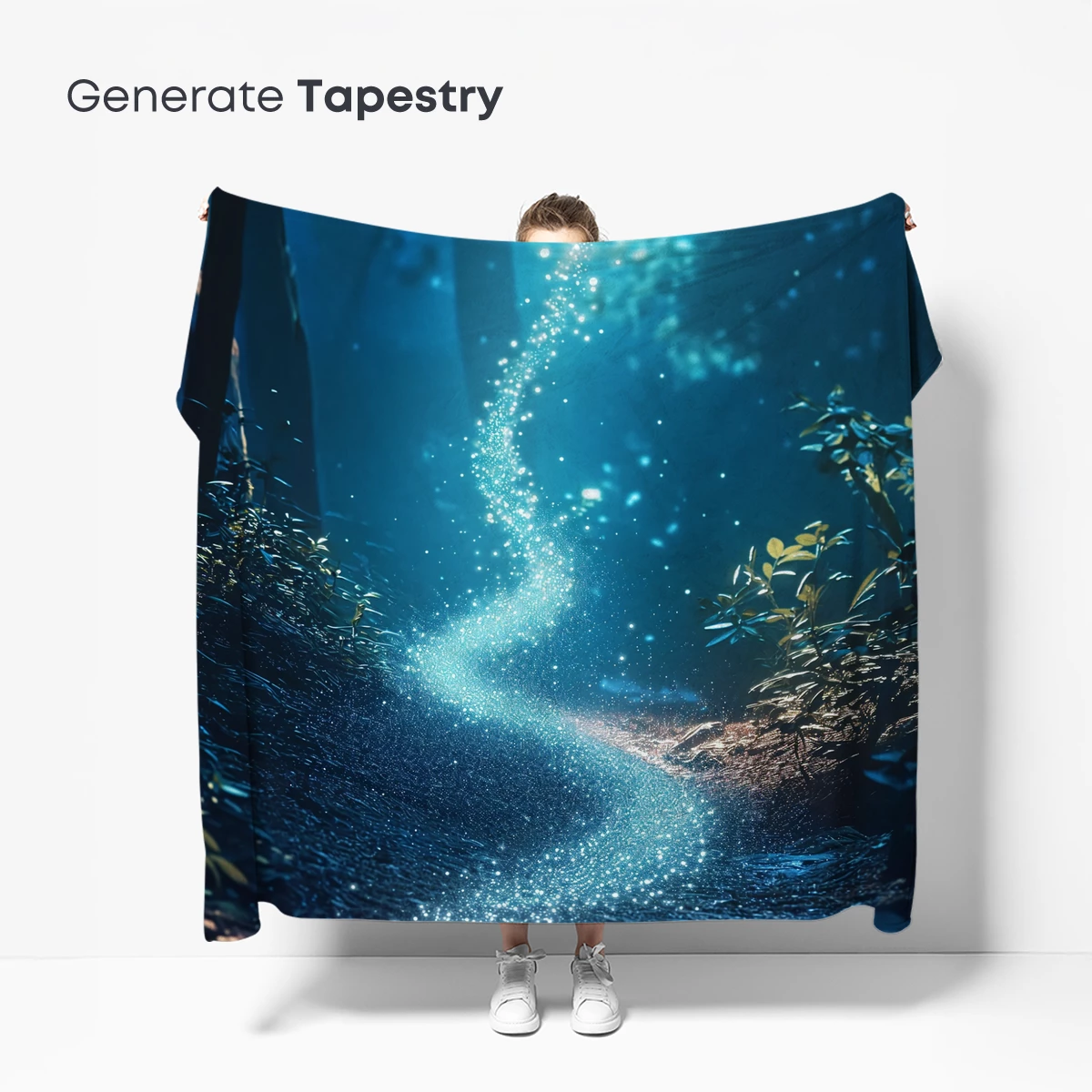 Enchanted Forest Stream: Glittering Pathway - Image 5