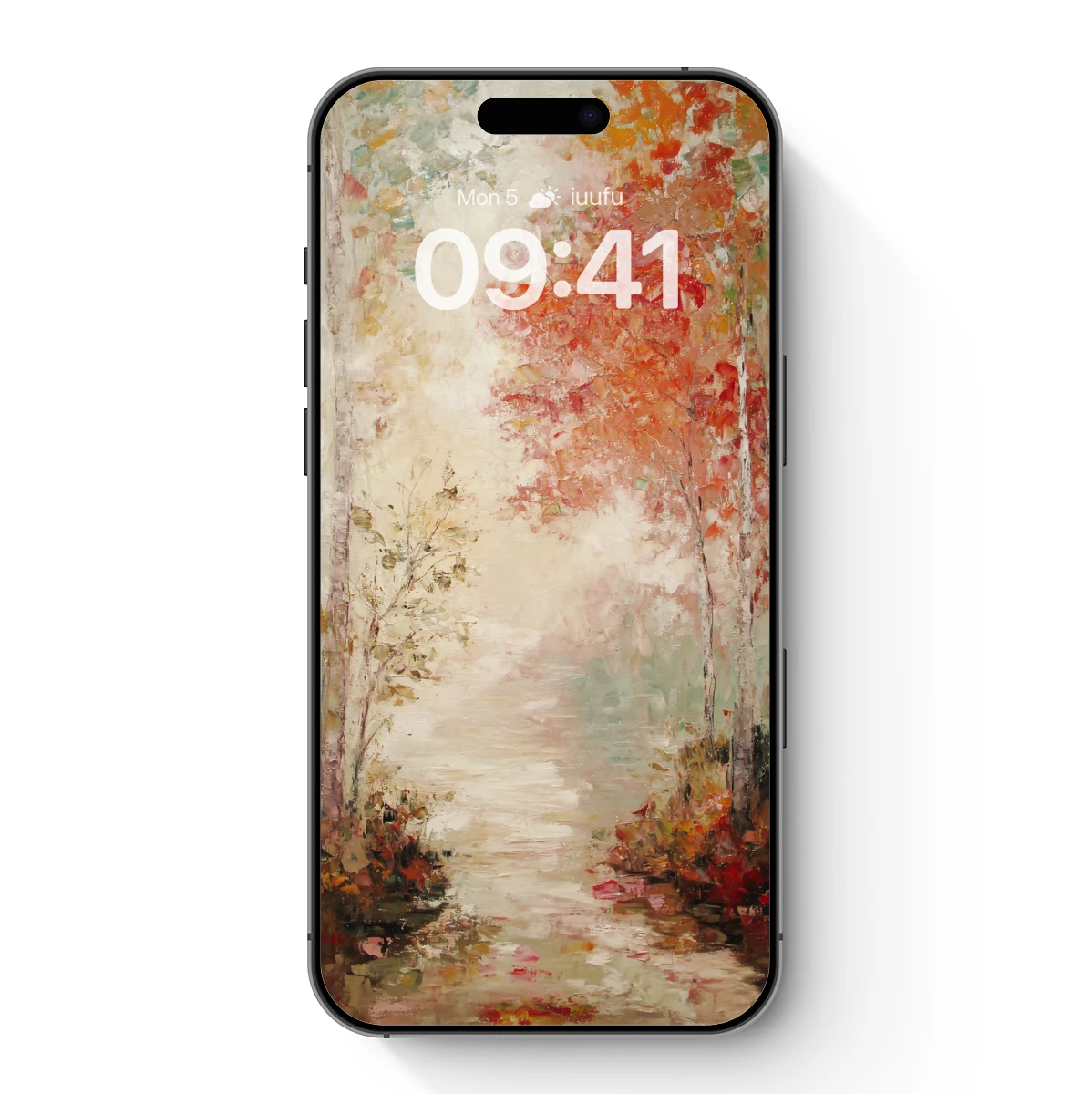 Autumnal Pathway in Impressionist Glow