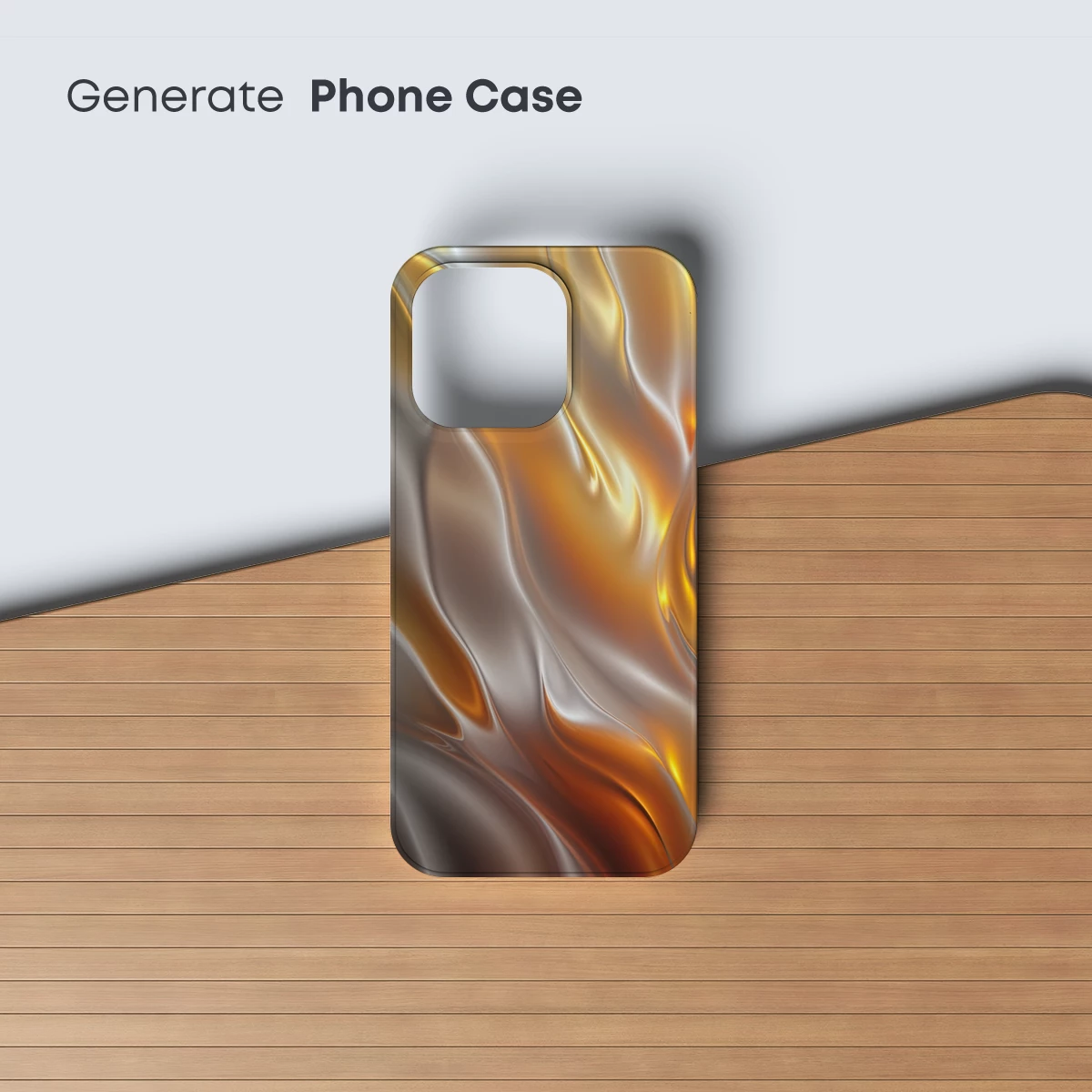 Golden Silk Symphony: Fluid Elegance in Motion - Image 3