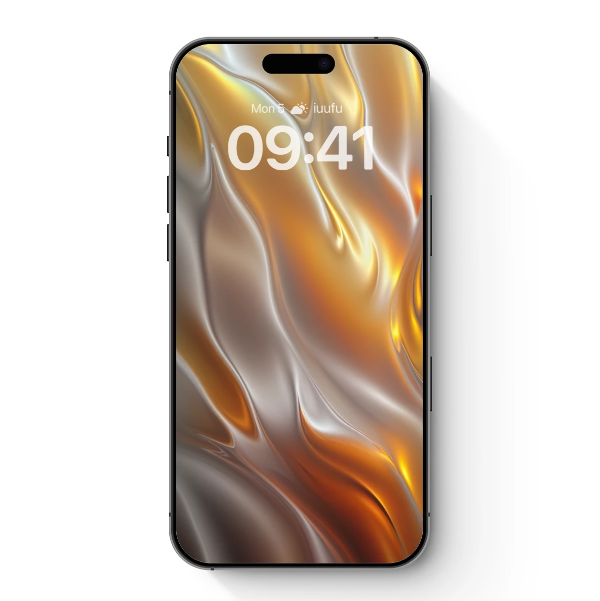 Golden Silk Symphony: Fluid Elegance in Motion