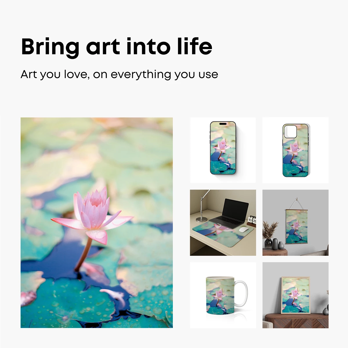 Delicate Lotus Bloom: Serene Water Garden Elegance - Image 2