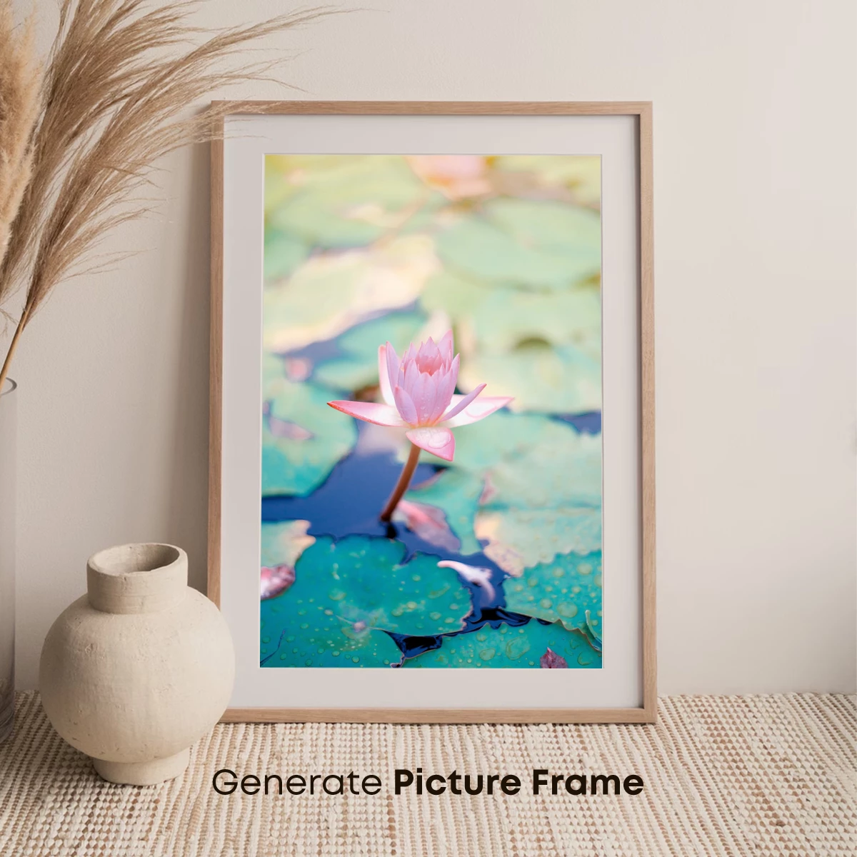 Delicate Lotus Bloom: Serene Water Garden Elegance - Image 7