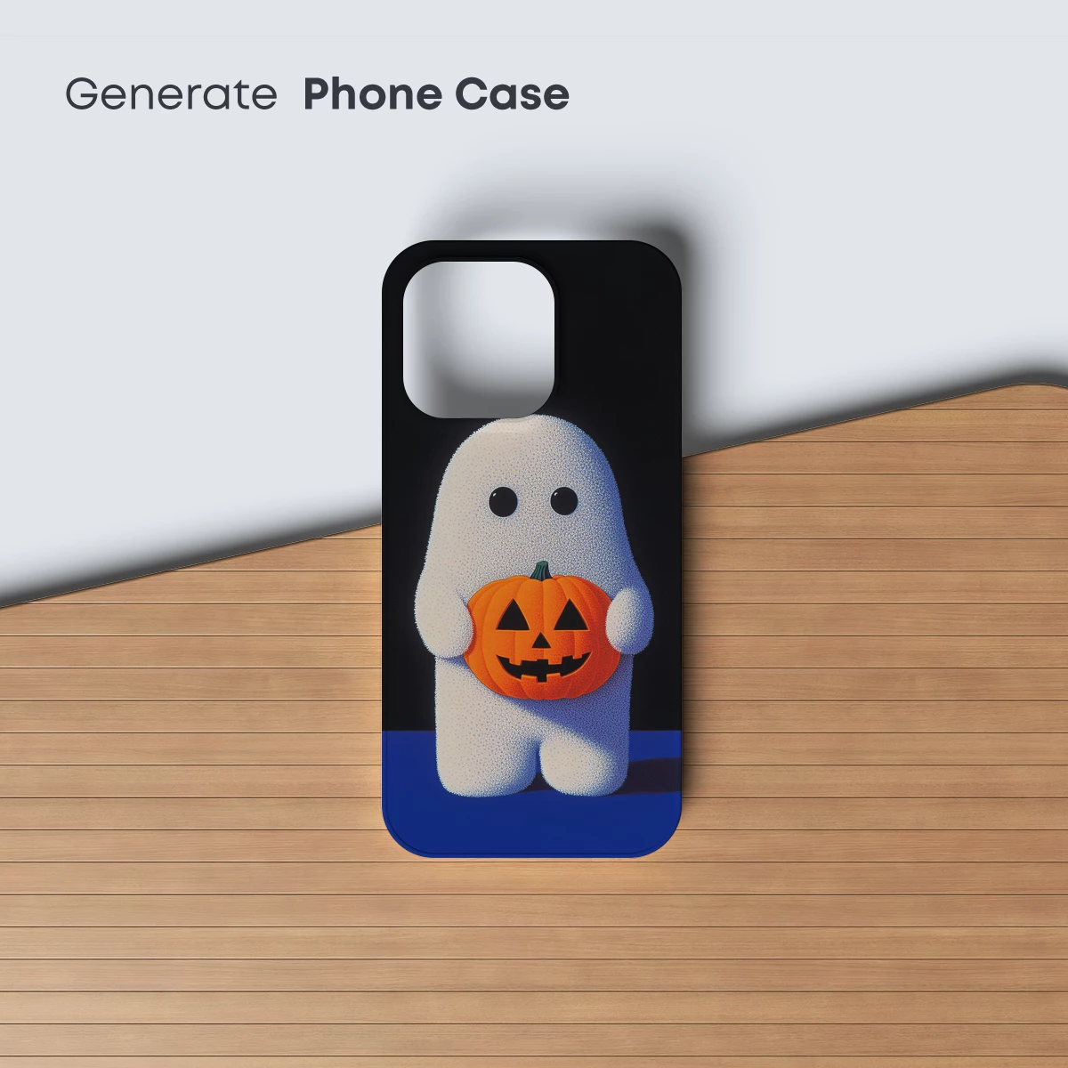 Ghostly Pumpkin Embrace: Halloween Delight - Image 3