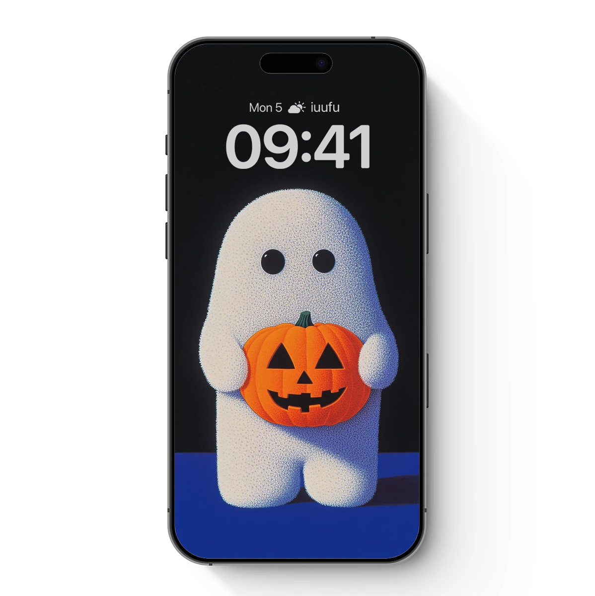 Ghostly Pumpkin Embrace: Halloween Delight