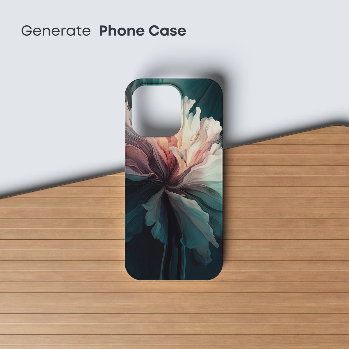 Ethereal Bloom: Abstract Floral Fusion - Image 3