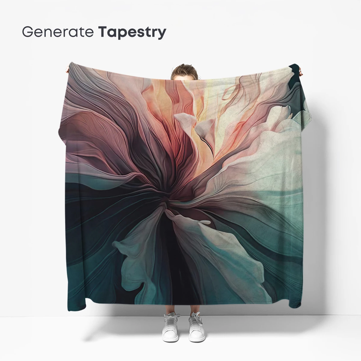 Ethereal Bloom: Abstract Floral Fusion - Image 5