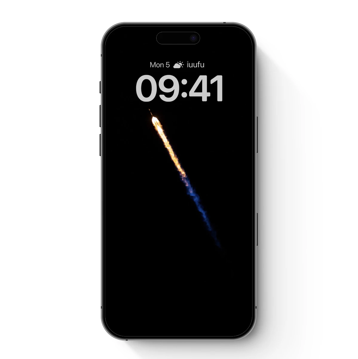 Celestial Rocket Trail: Night’s Fiery Symphony Celestial Rocket Trail: Night's Fiery Symphony