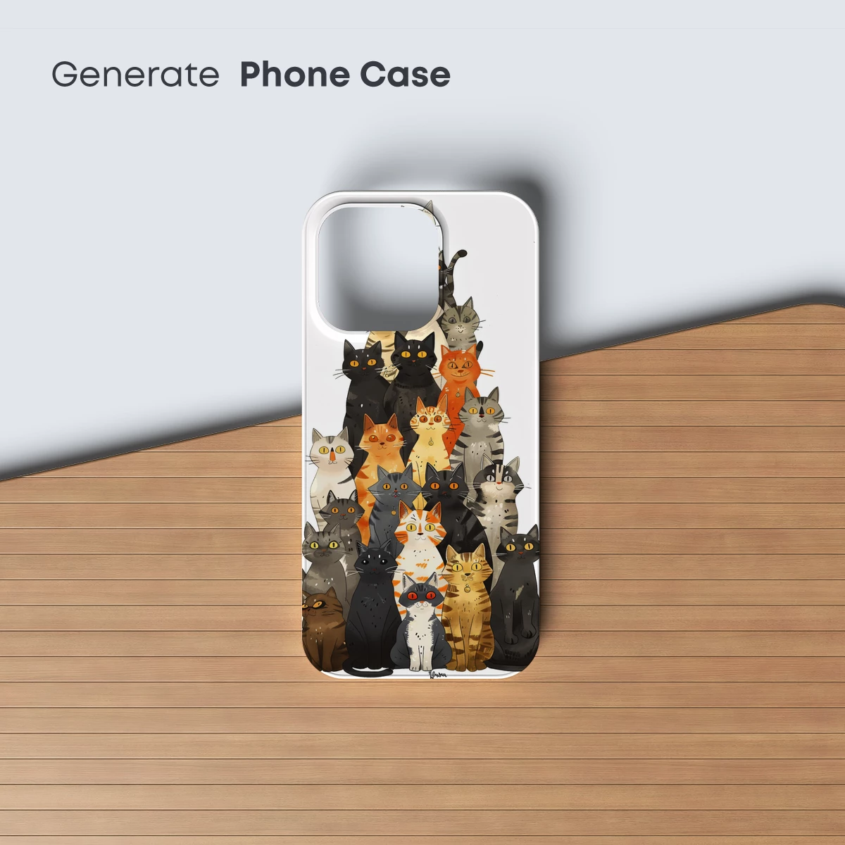 Feline Pyramid: A Whimsical Gathering of Cats - Image 3