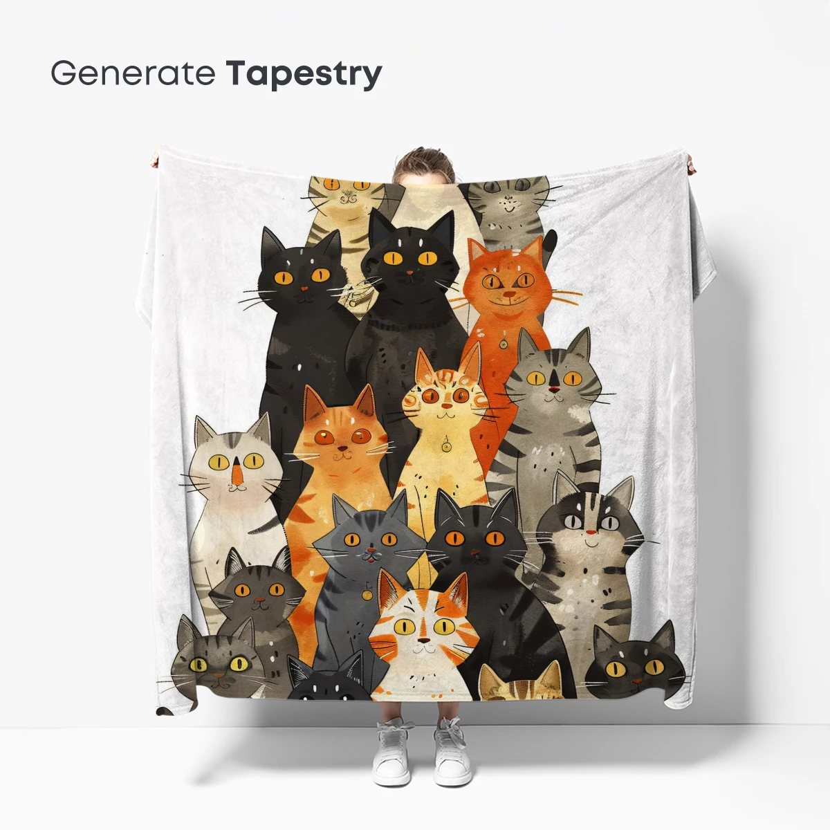 Feline Pyramid: A Whimsical Gathering of Cats - Image 5