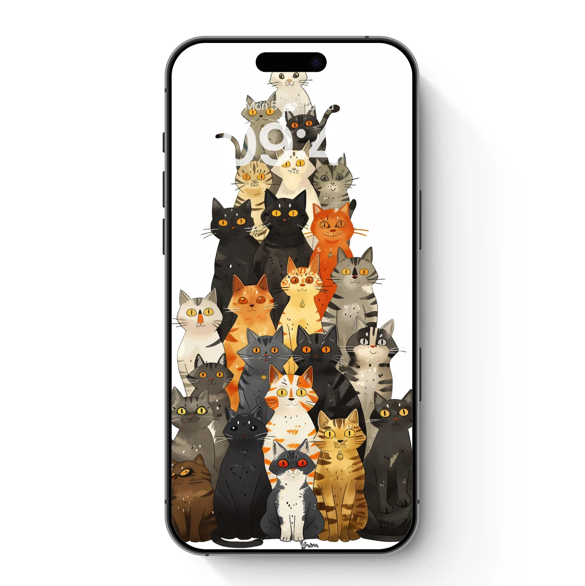 Feline Pyramid: A Whimsical Gathering of Cats Feline Pyramid: A Whimsical Gathering of Cats