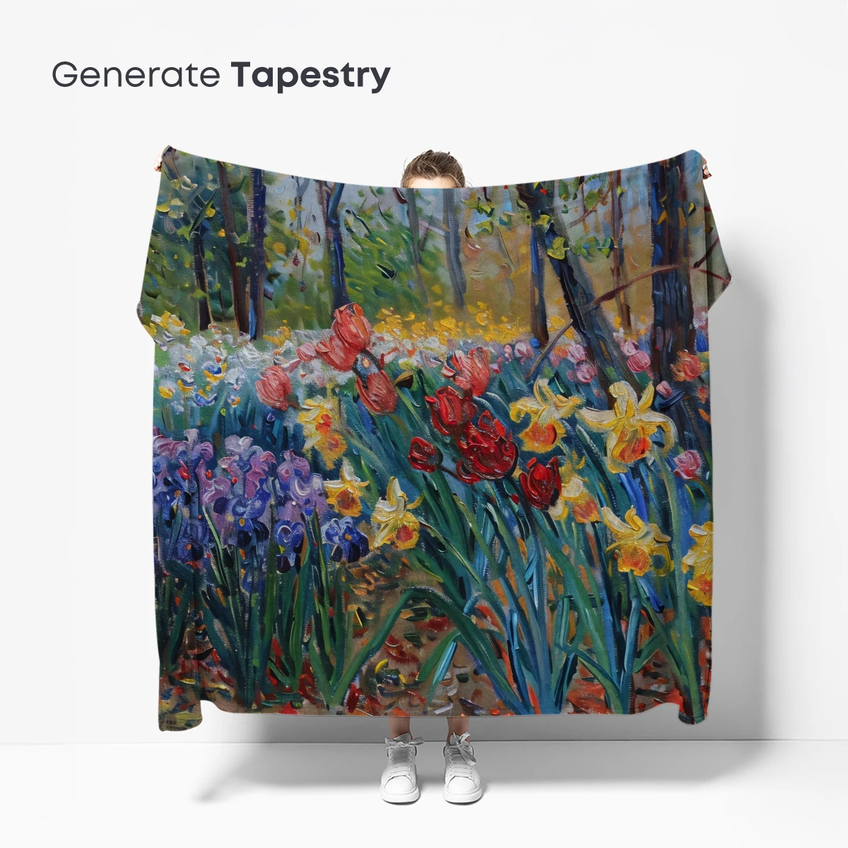 Impressionist Spring Symphony: Tulips and Daffodils Ablaze - Image 5