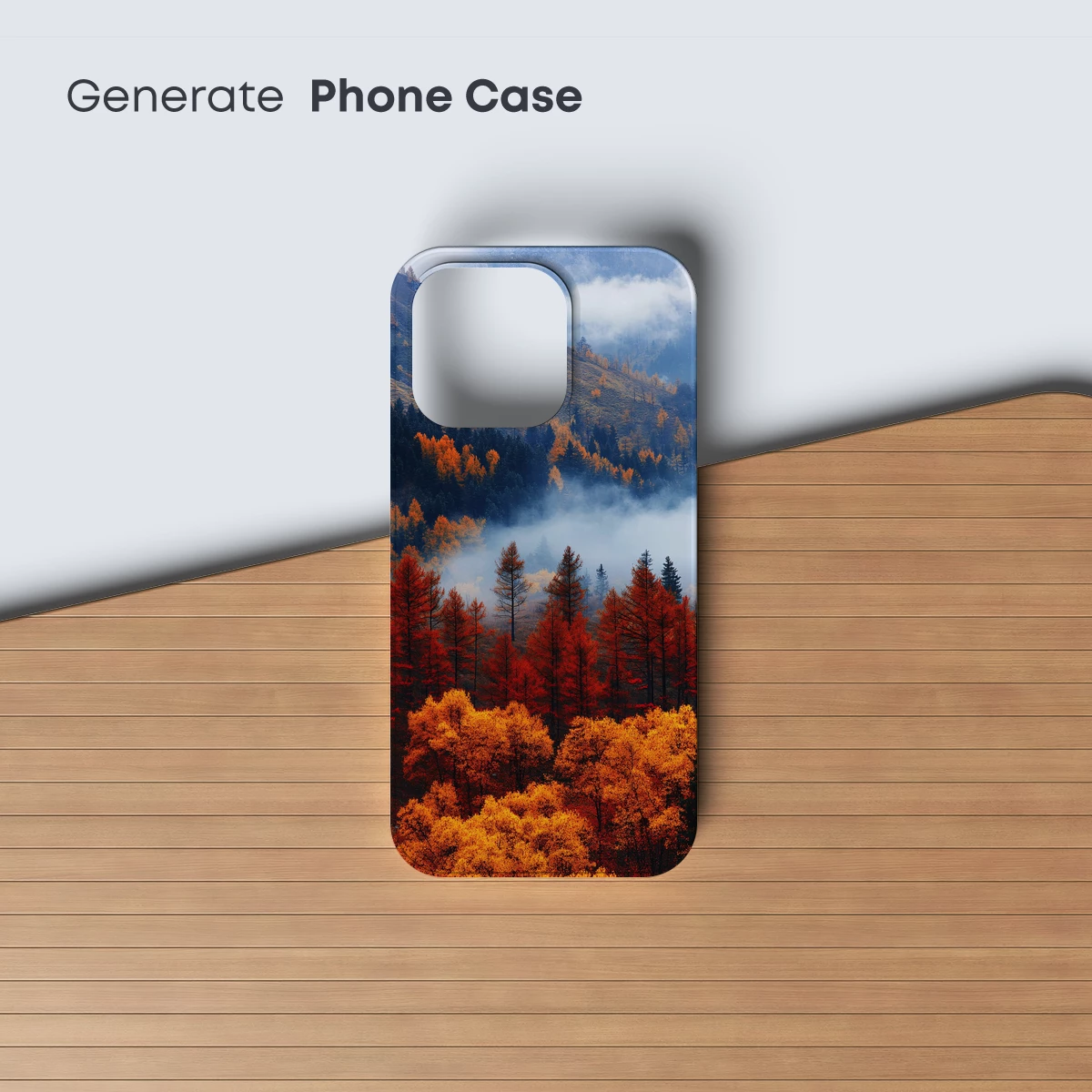 Autumn Mist Over Golden Forest - Image 3