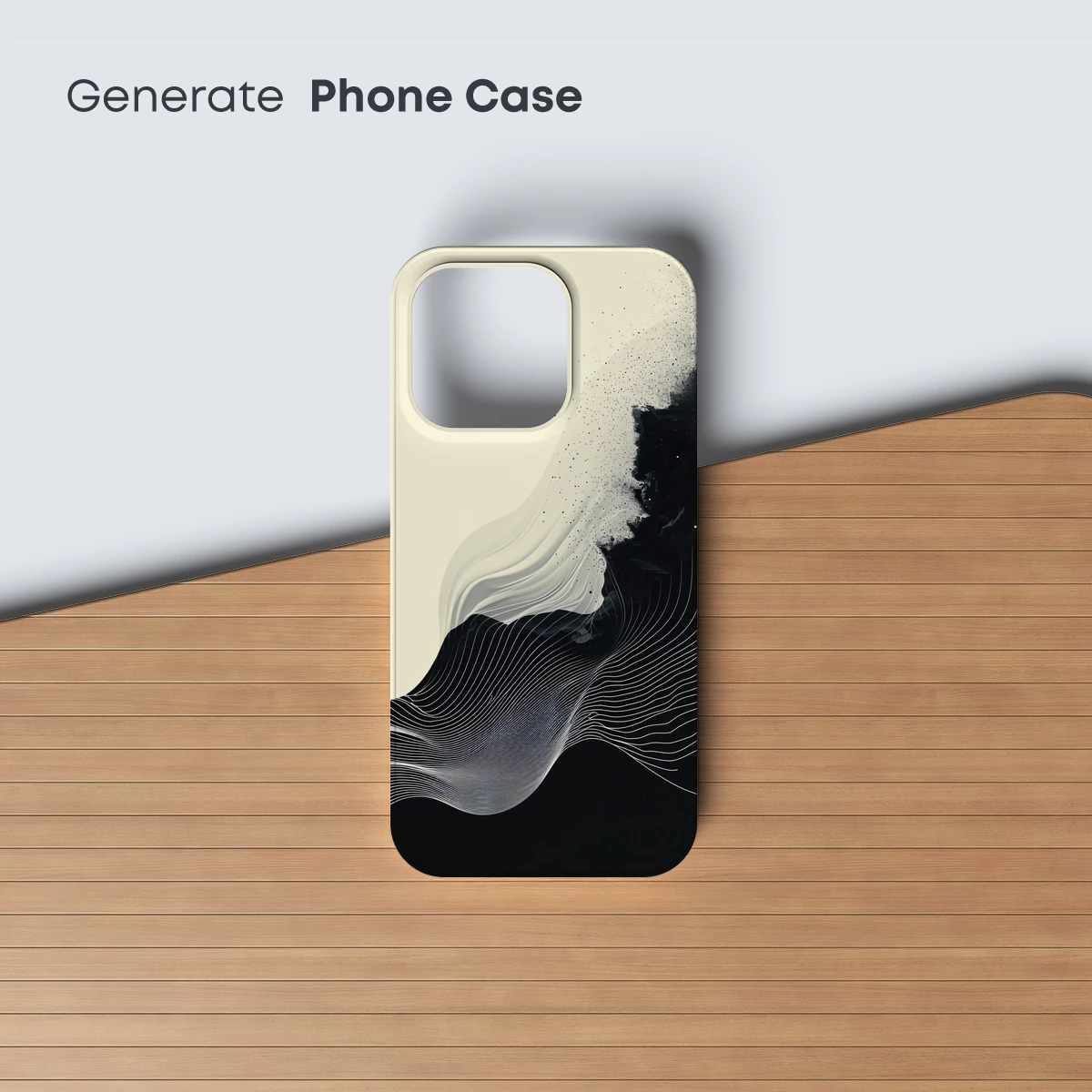 Ethereal Wave Symphony: Abstract Line Art Fusion - Image 3