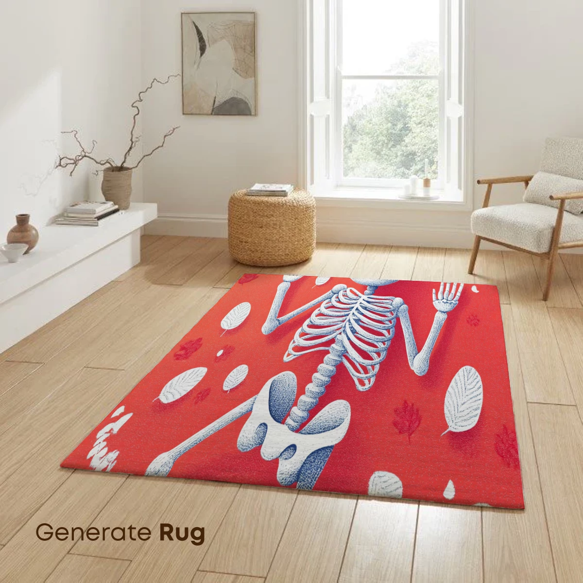 Dancing Skeleton in Autumn Bliss - Image 6