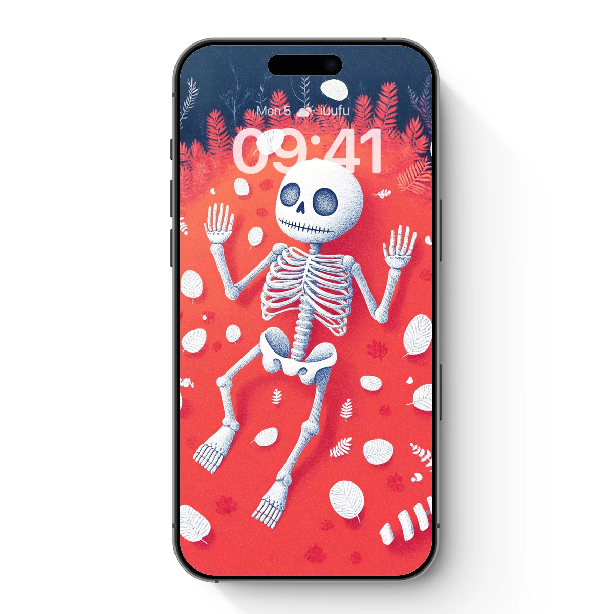 Dancing Skeleton in Autumn Bliss Dancing Skeleton in Autumn Bliss