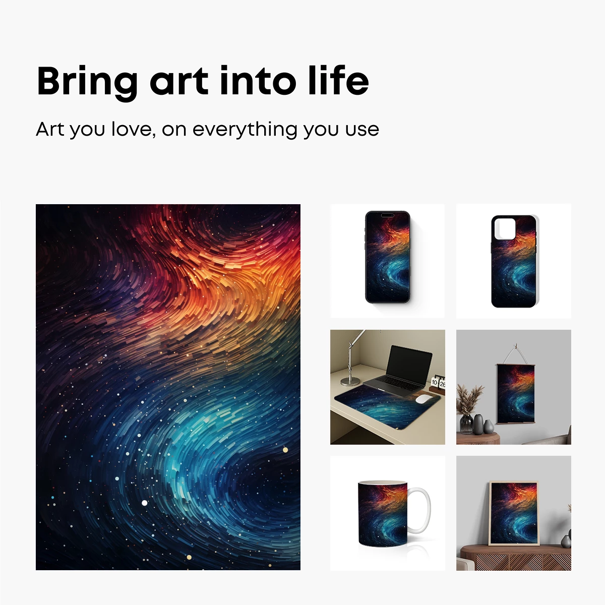 Cosmic Swirl Symphony: A Digital Odyssey - Image 2