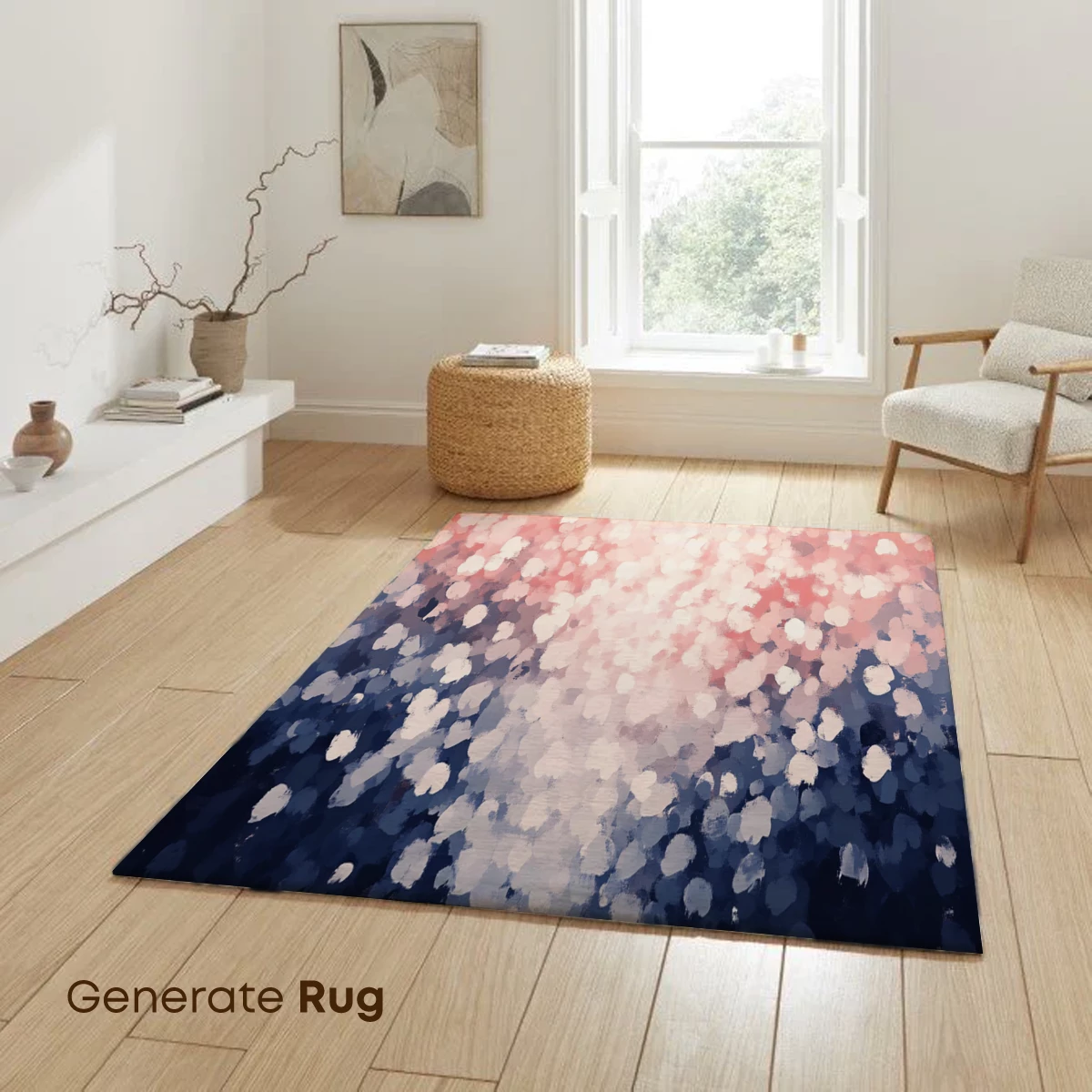 Dawn's Whisper: Abstract Gradient Blooms - Image 6