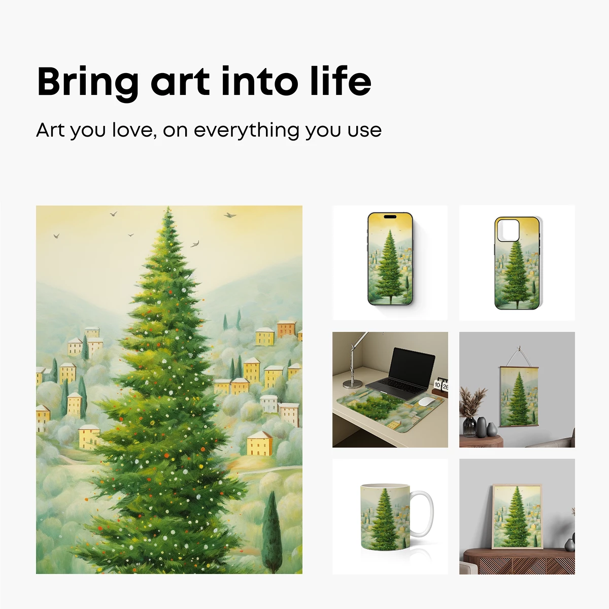 Enchanted Pine in Pastel Village - Image 2