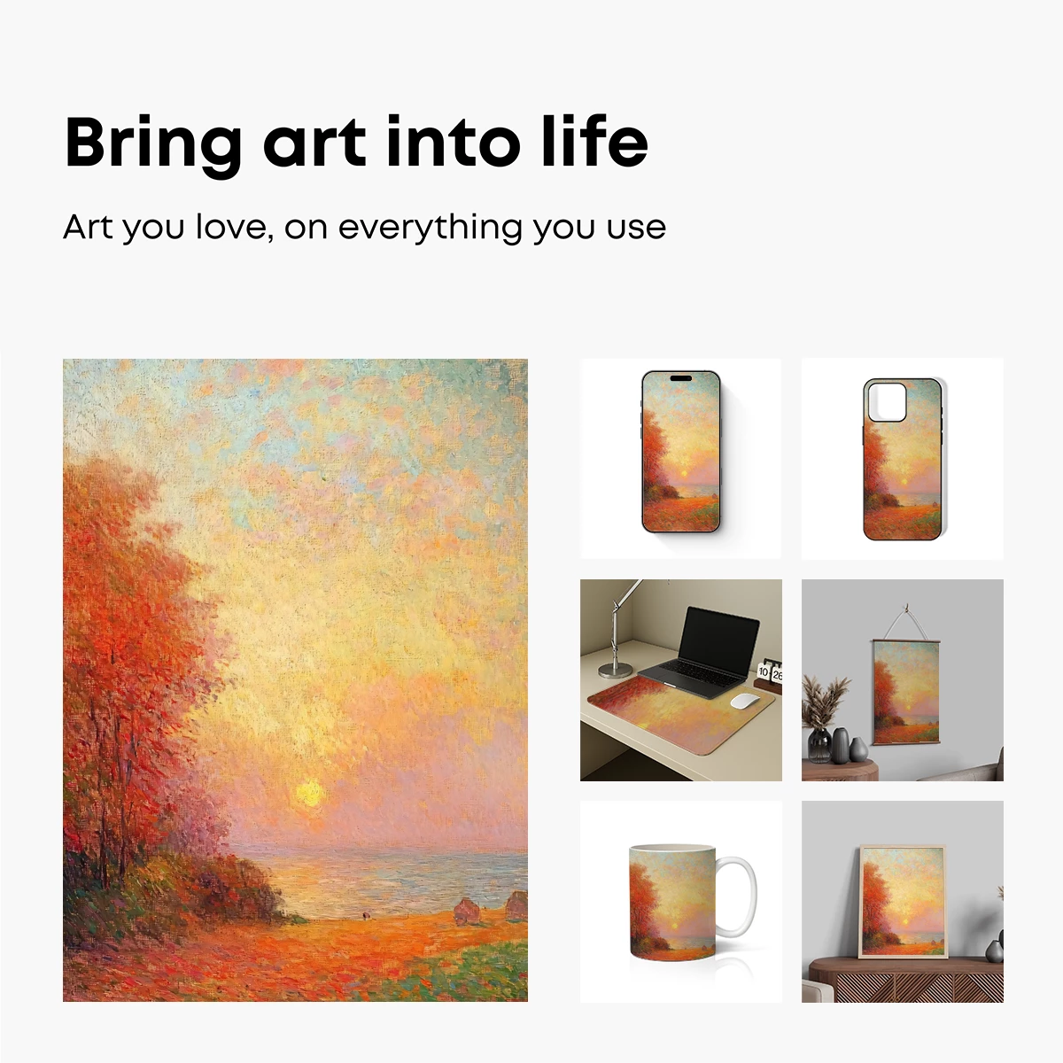 Autumn Sunset Impressionism - Image 2