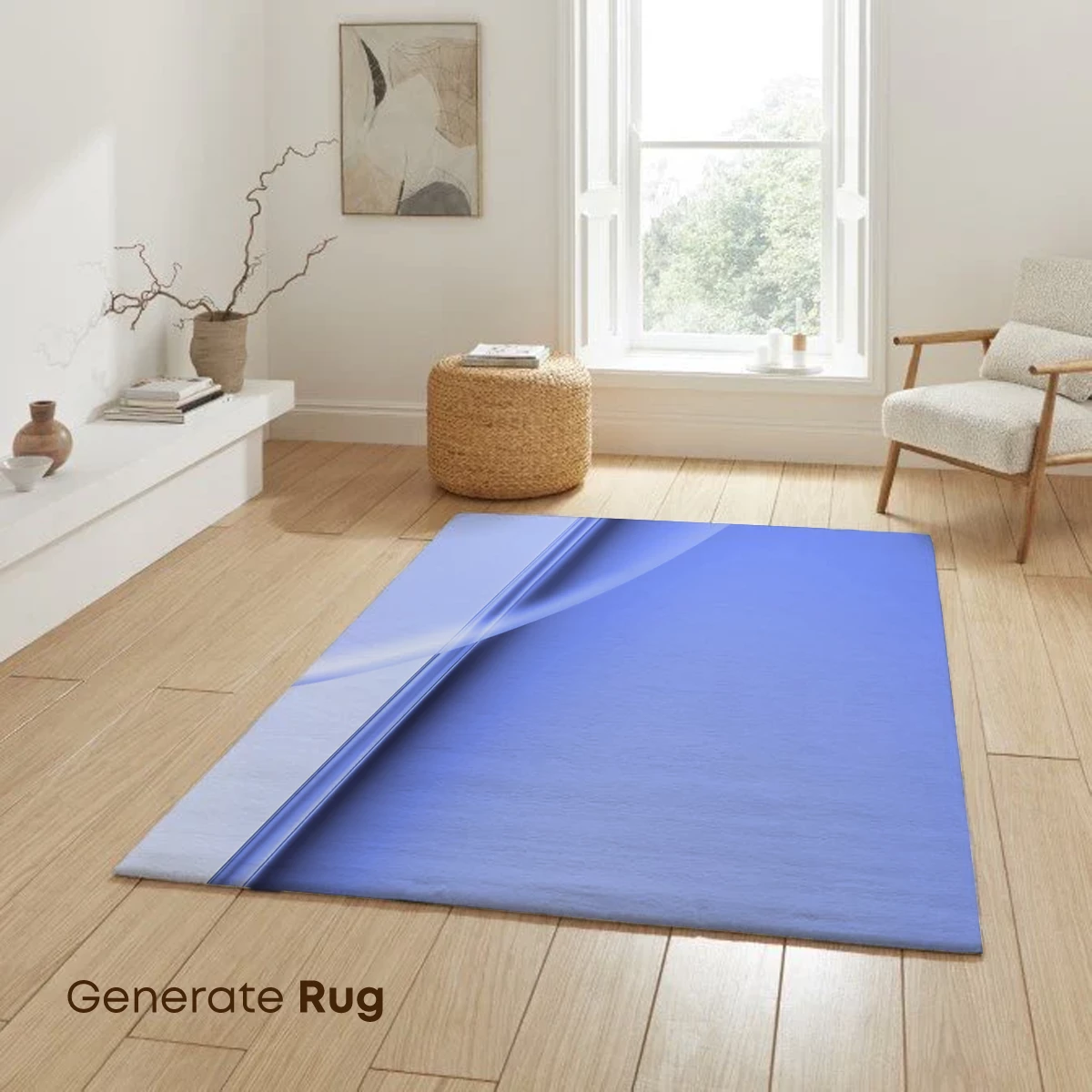 Ethereal Blue Curve: A Symphony of Flowing Lines - Image 6