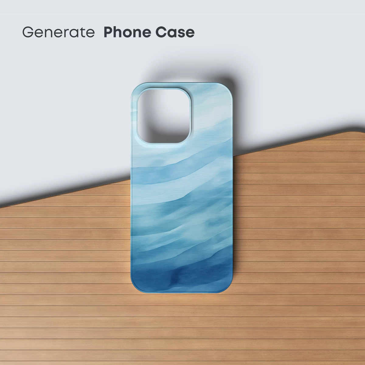 Ethereal Blue Waves: A Digital Watercolor Symphony - Image 3