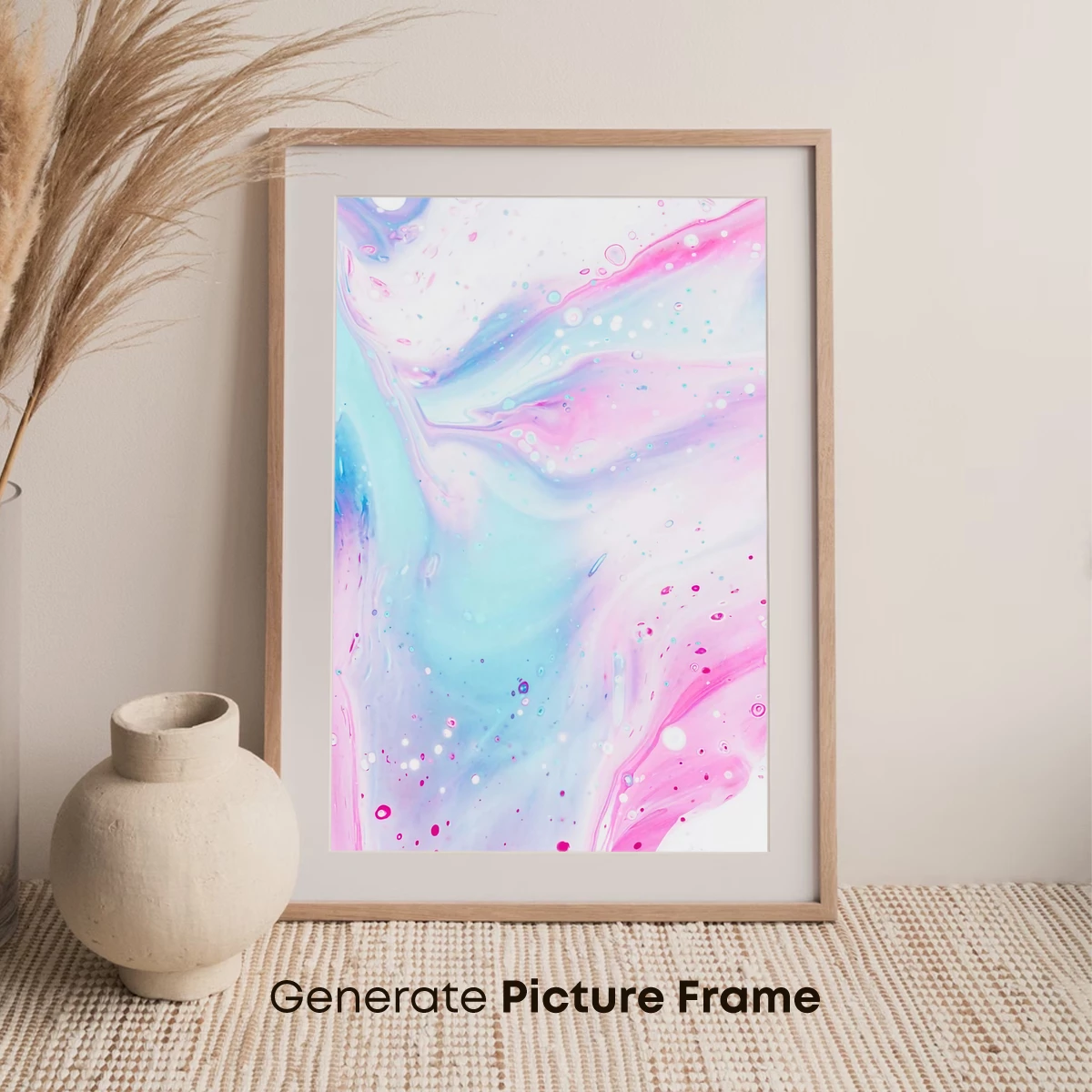 Pastel Swirl Symphony: Abstract Fluid Art - Image 7