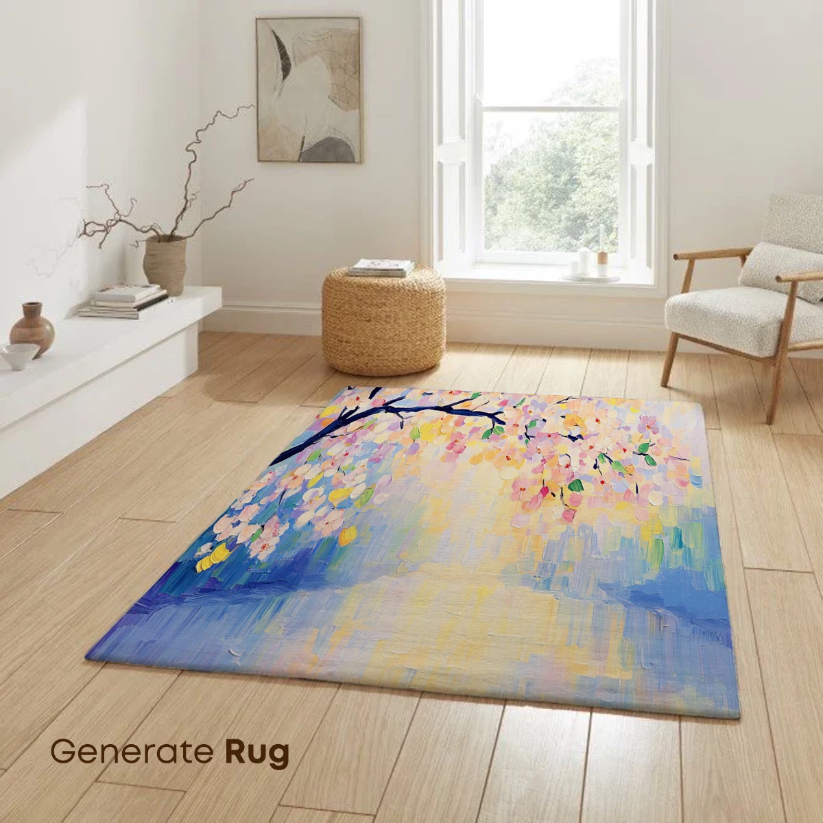 Impressionist Cherry Blossoms: Spring's Palette Symphony - Image 6