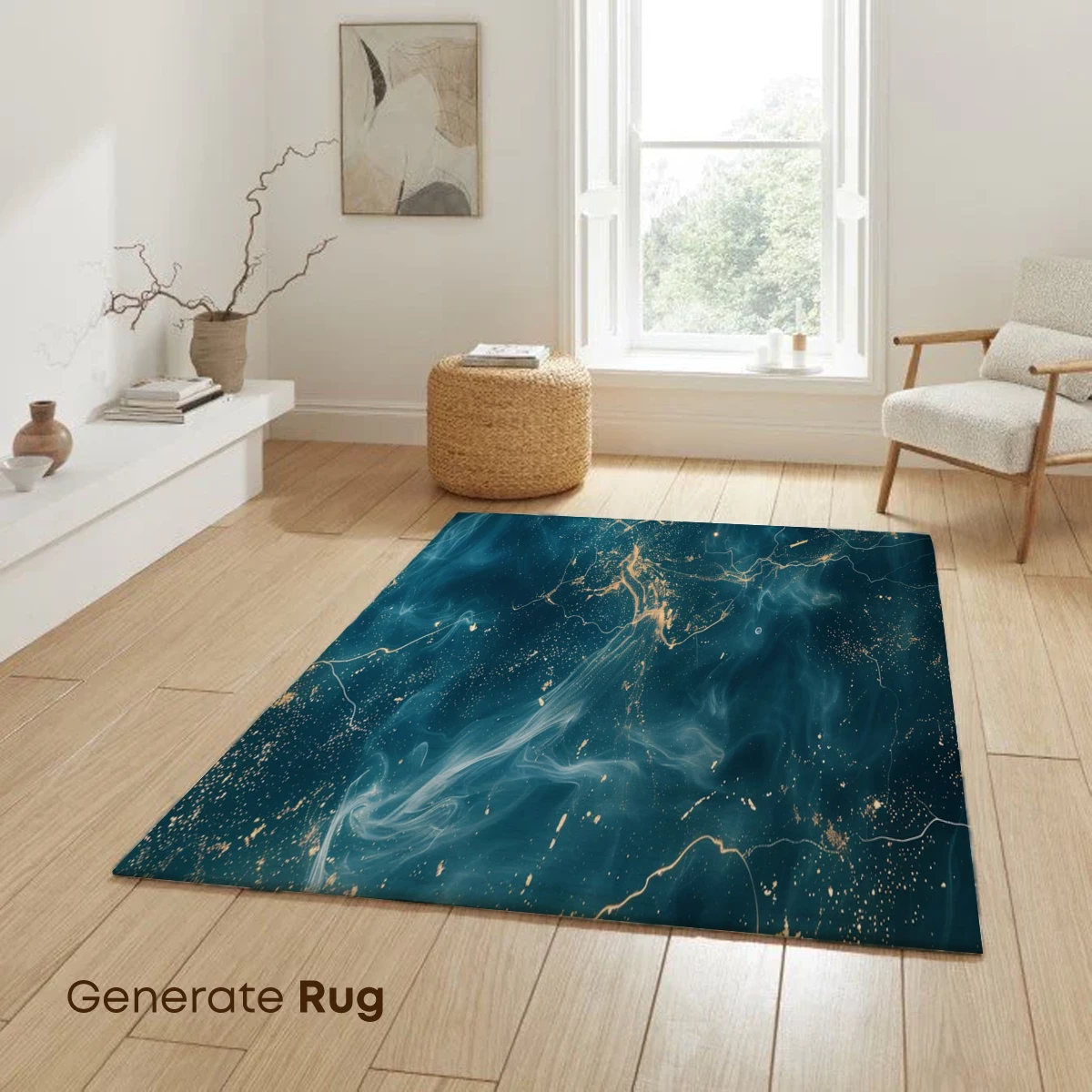 Cosmic Nebula Symphony: Golden Whispers in the Void - Image 6