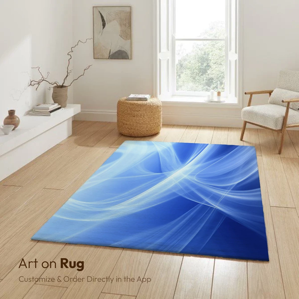 Ethereal Blue Whispers: Abstract Flow Dynamics - Image 6