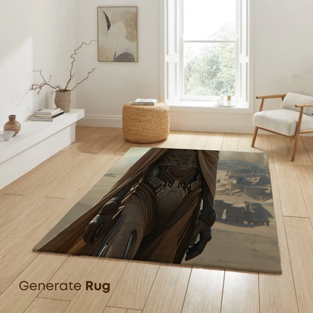 Desert Warrior Under Twin Moons - Image 6