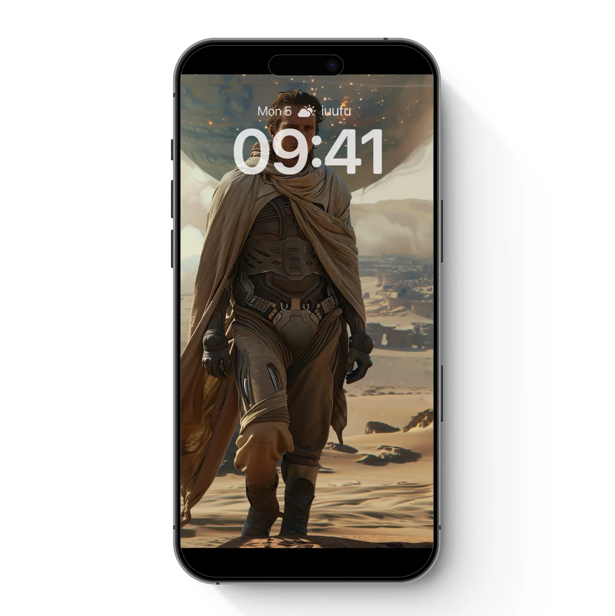 Desert Warrior Under Twin Moons