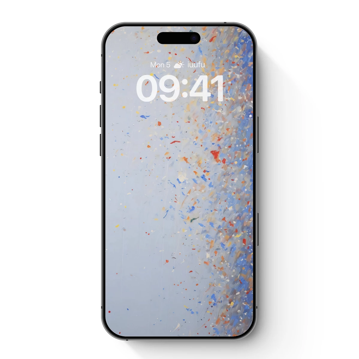 Confetti Cascade: Abstract Festivity in Motion