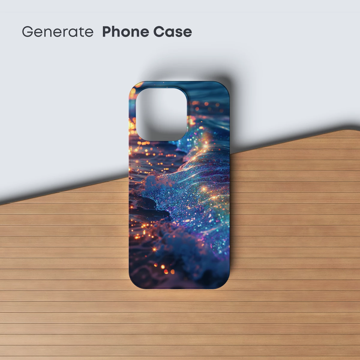 Galactic Ocean Waves: A Symphony of Light and Color - Image 3