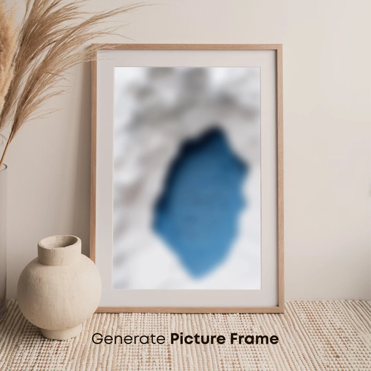 Ethereal Abyss: A Blur of Blue and White - Image 7