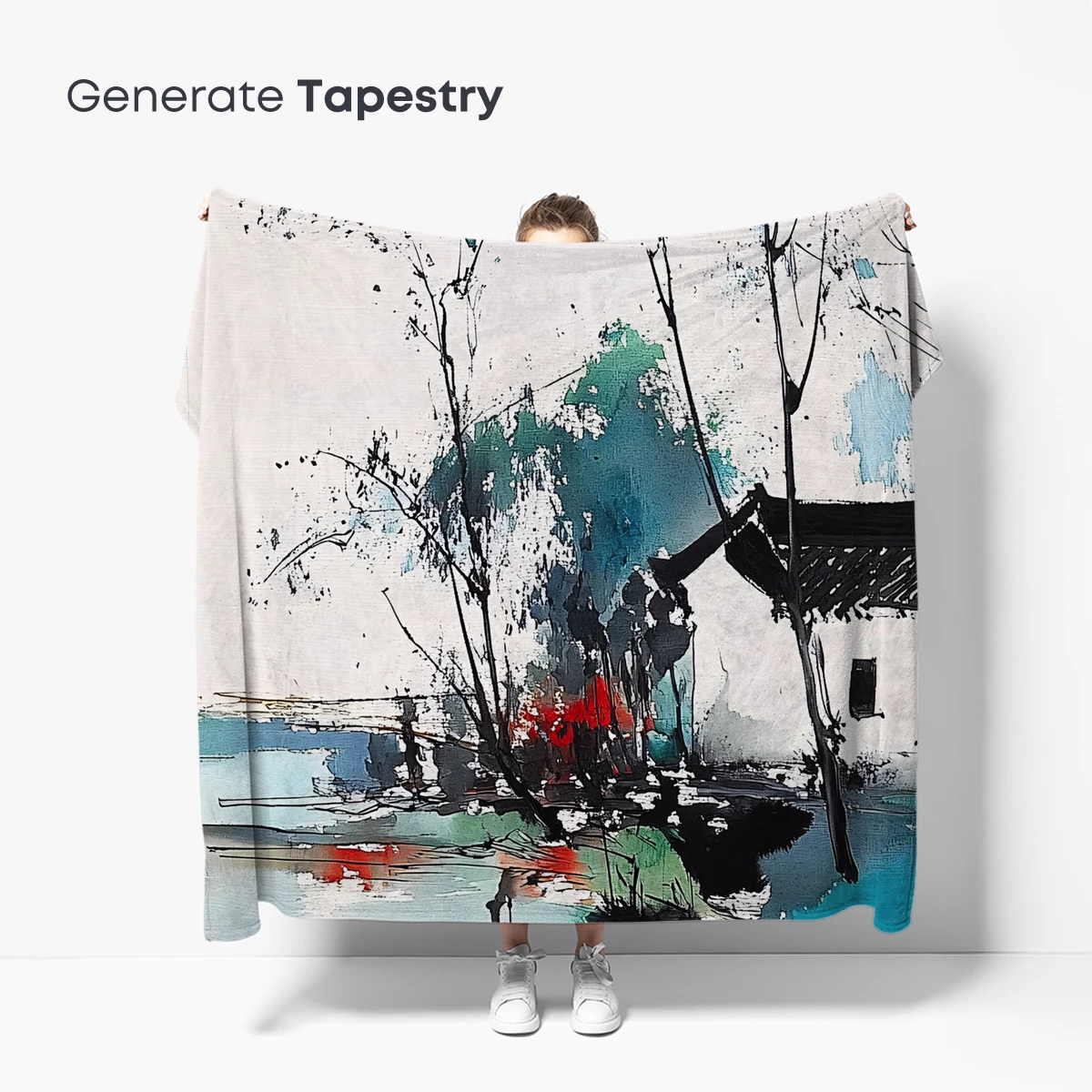 Abstract Watercolor Reflections - Image 5