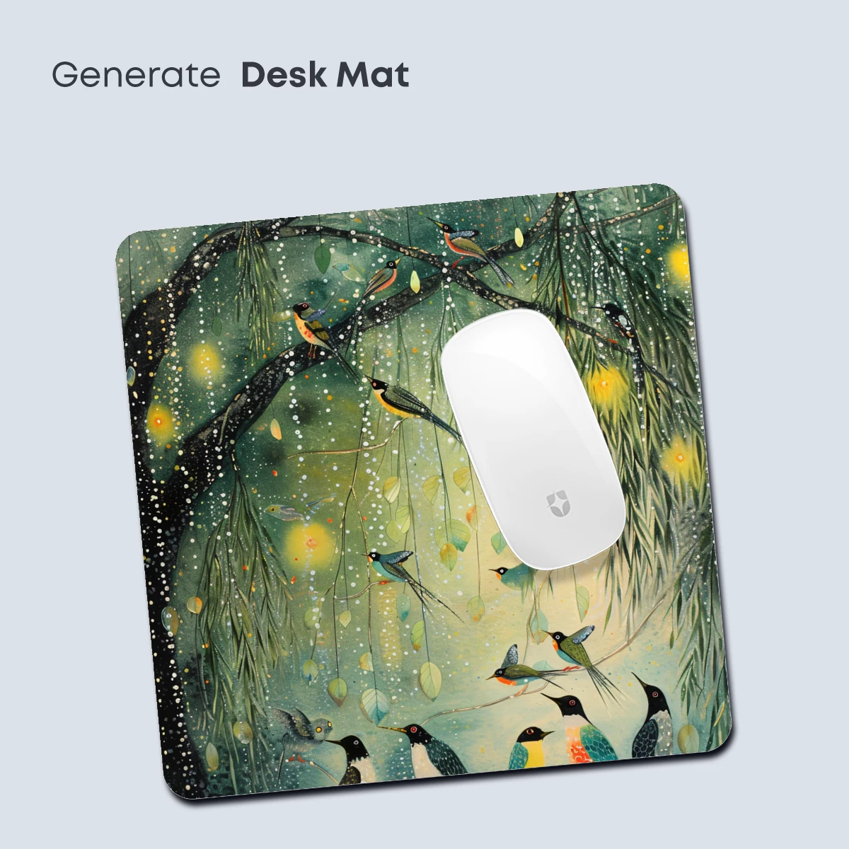 Enchanted Avian Symphony in Luminous Forest - Image 4