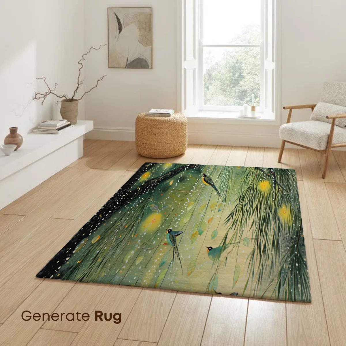 Enchanted Avian Symphony in Luminous Forest - Image 6