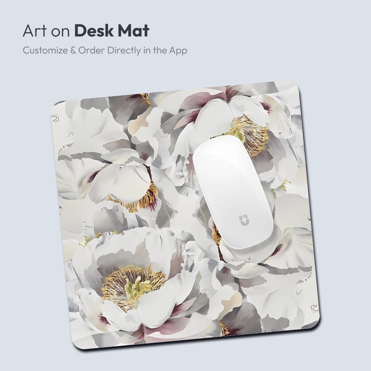 Elegant Peony Elegy: Monochrome Floral Artistry - Image 3