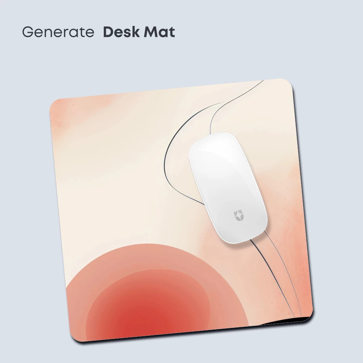 Abstract Dawn: Pink Circles and Wavy Lines - Image 4