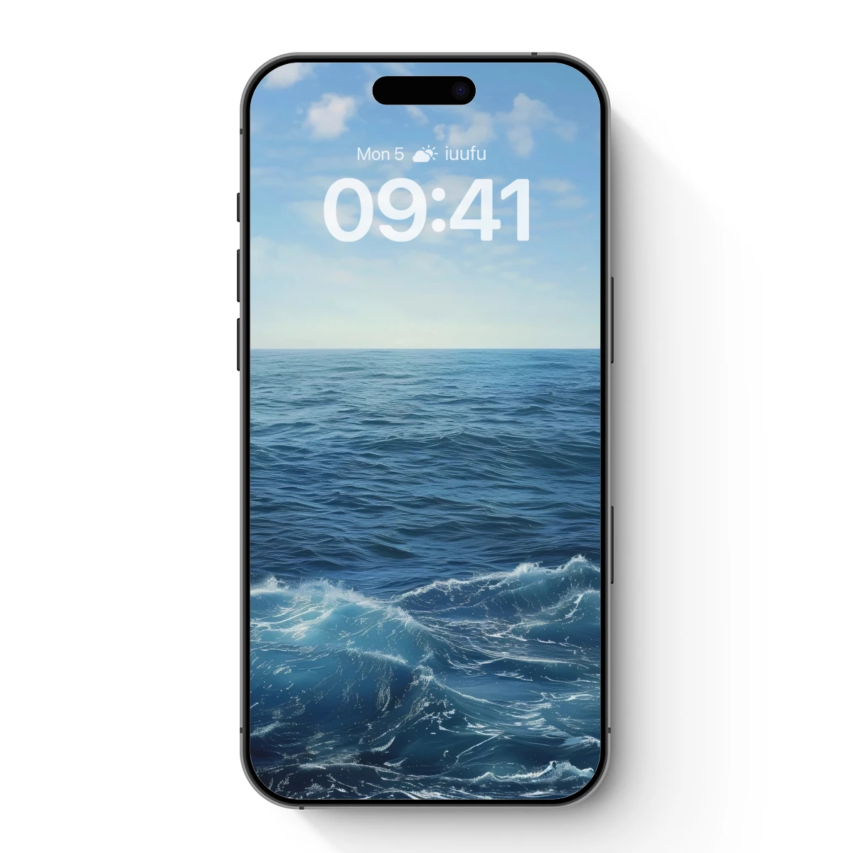 Ocean's Whisper: Serene Waves Under a Calm Sky