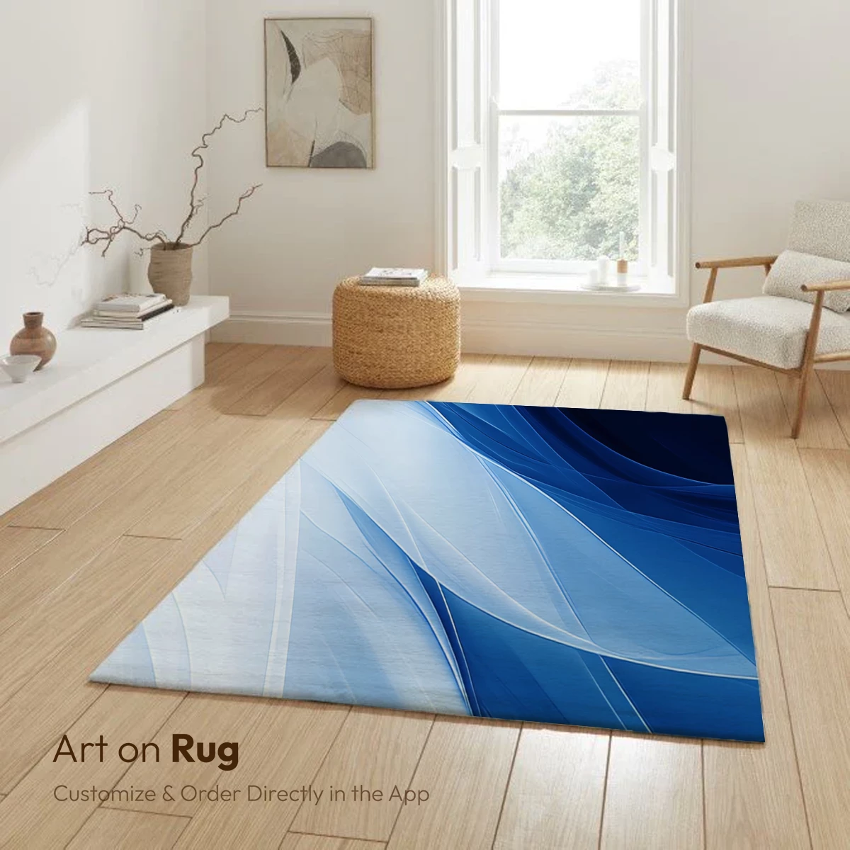 Ethereal Blue Waves: A Digital Symphony of Flow - Image 6
