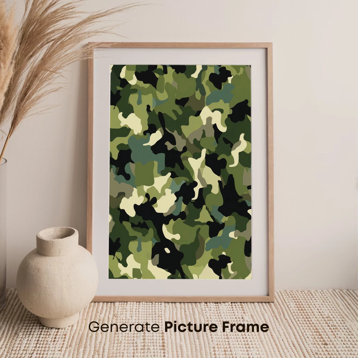 Forest Camo Symphony: Nature's Abstract Palette - Image 7