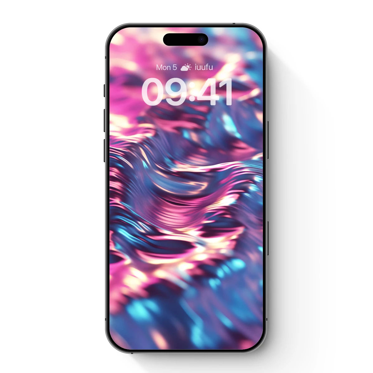 Neon Fluid Waves: Futuristic Abstract Art