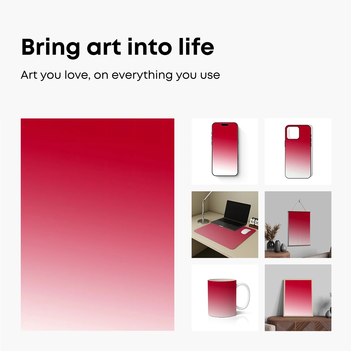 Crimson Gradient Elegance - Image 2