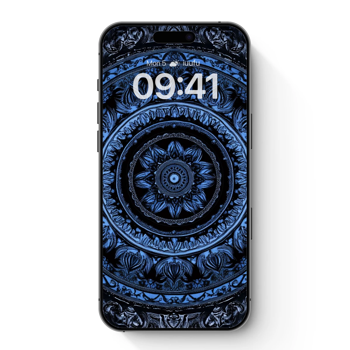 Mystic Blue Mandala: Eternity in Symmetry