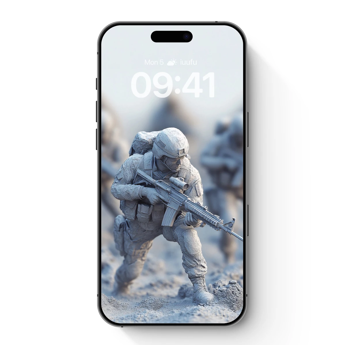 Monochromatic Soldier: Tactical Precision in White Monochromatic Soldier: Tactical Precision in White