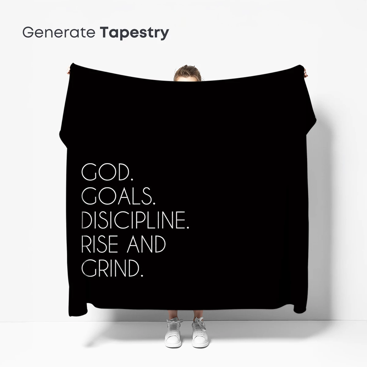 Bold Motivation: Black Canvas with White Wisdom - Image 5